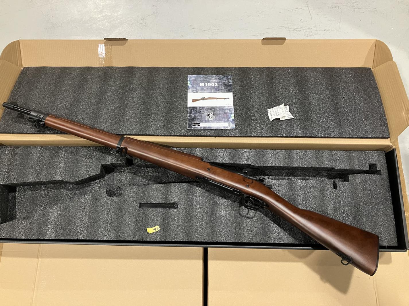 S&T M1903A3 エアーコッキング ライフル(リアルウッド)(STSPG09) S\u0026T M1903A3 エアーコッキング ライフル(リアルウッド)(STSPG09)