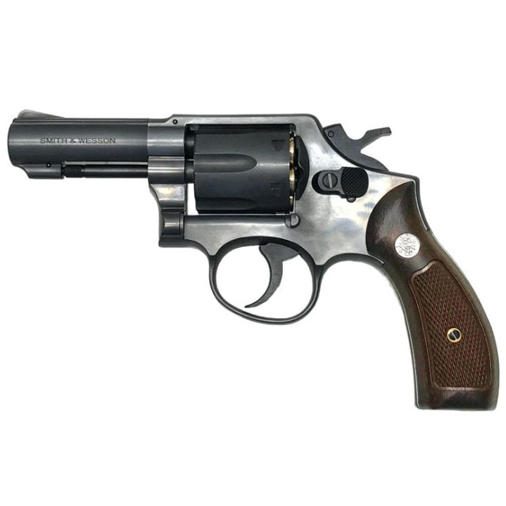 マルシン S&W Model 10 FBI Service Model ガスガン X/3インチ/HW/BK/木目調グリップ