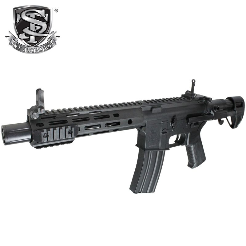 【タイムセール6/11まで】S&T M4 URX4 M-LOK SD PDW-M チャレンジャーライン G3電動ガンBK(COLT刻印)