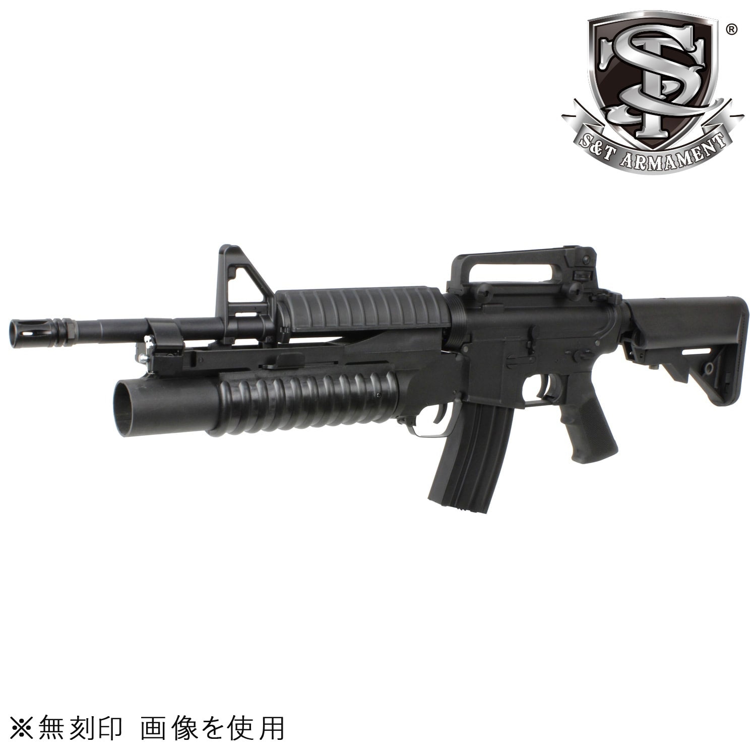【1本限定】S&T M4A1 スポーツライン電動ガン with M203 グレネードランチャーS BK(COLT刻印)