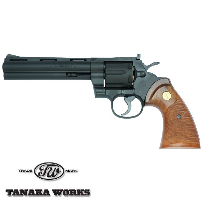 タナカ COLT パイソン 6インチ Rモデル モデルガン HW