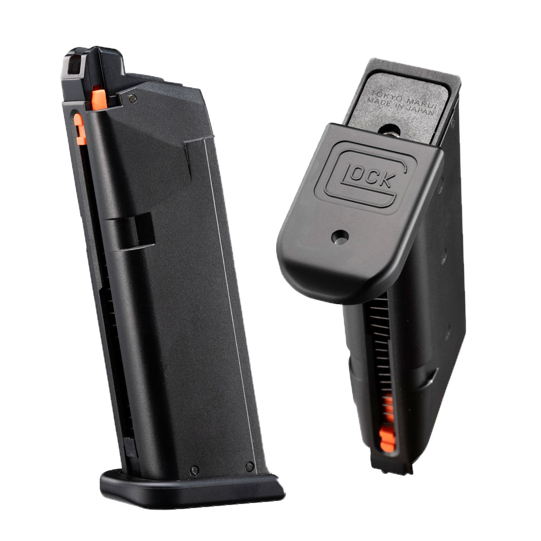 東京マルイ GLOCK 19 ガスガン マガジン2つ 動作確認済み 送料無料】【東京マルイ】マガジン(ガスblk):グロック19用スペア Ver.2