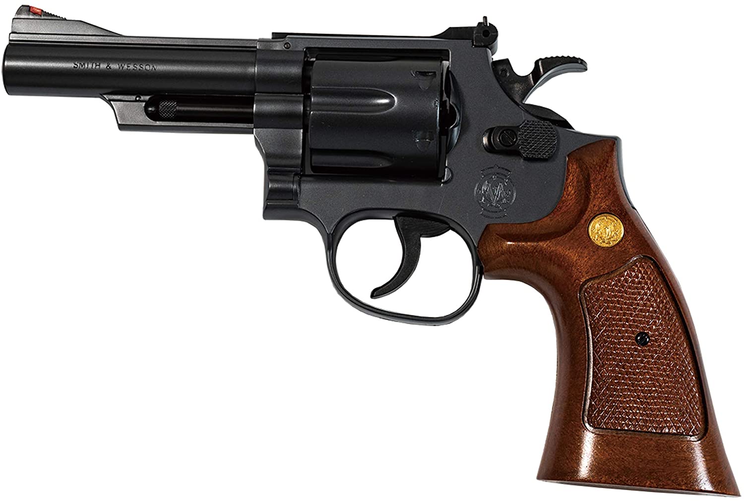 クラウン 低年齢 S&W M19 4インチ ウッドタイプグリップ エアリボルバー 10歳以上用