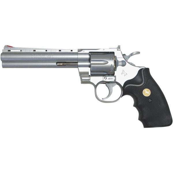 クラウン 低年齢 コルト パイソン 6インチ シルバー エアリボルバー 10歳以上用