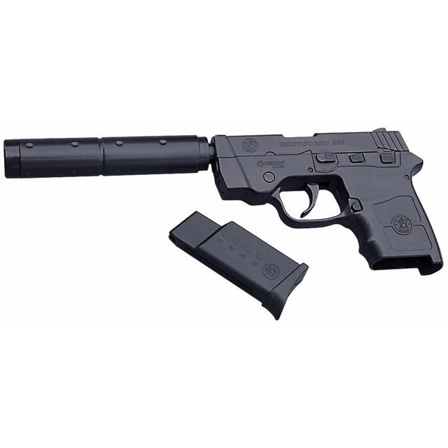 クラウン 低年齢 ボディガード380サイレンサー付 エアーコッキング 10歳以上用