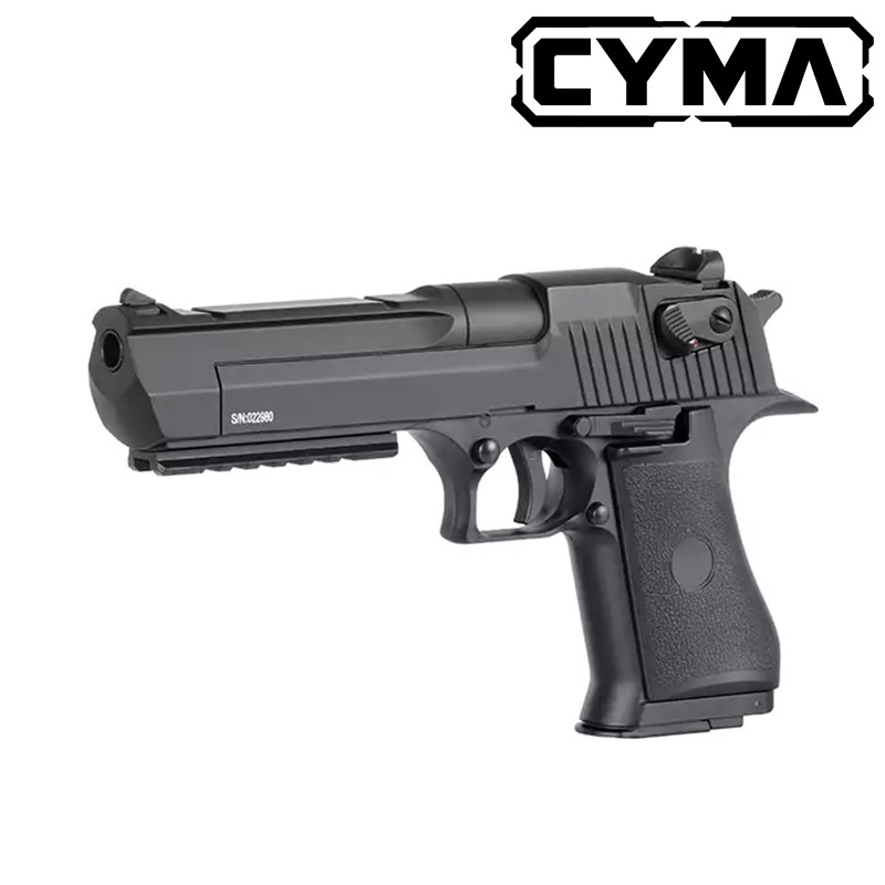 【限定特価】CYMA Desert Eagle MOSFET 電動ハンドガン BK(メタルスライド)