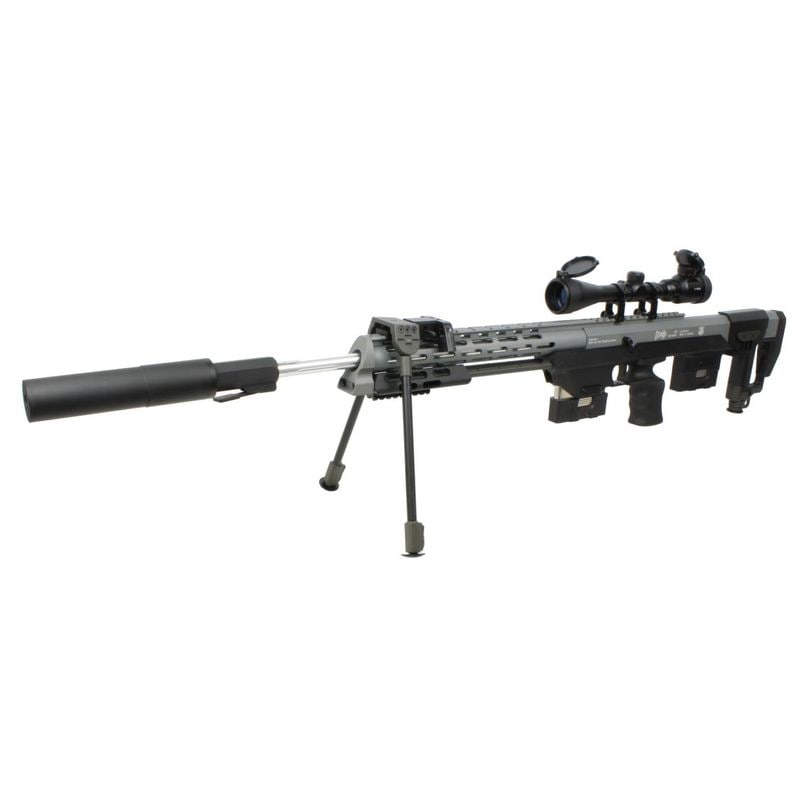 S&T DSR-1 ガスライフル GY ロングバレル【サイレンサー・スコープセット】【2営業日発送】