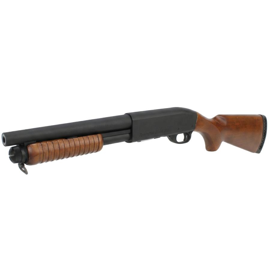 S&T M870 ソードオフ リアルウッド エアーショットガン  固定ストックセット