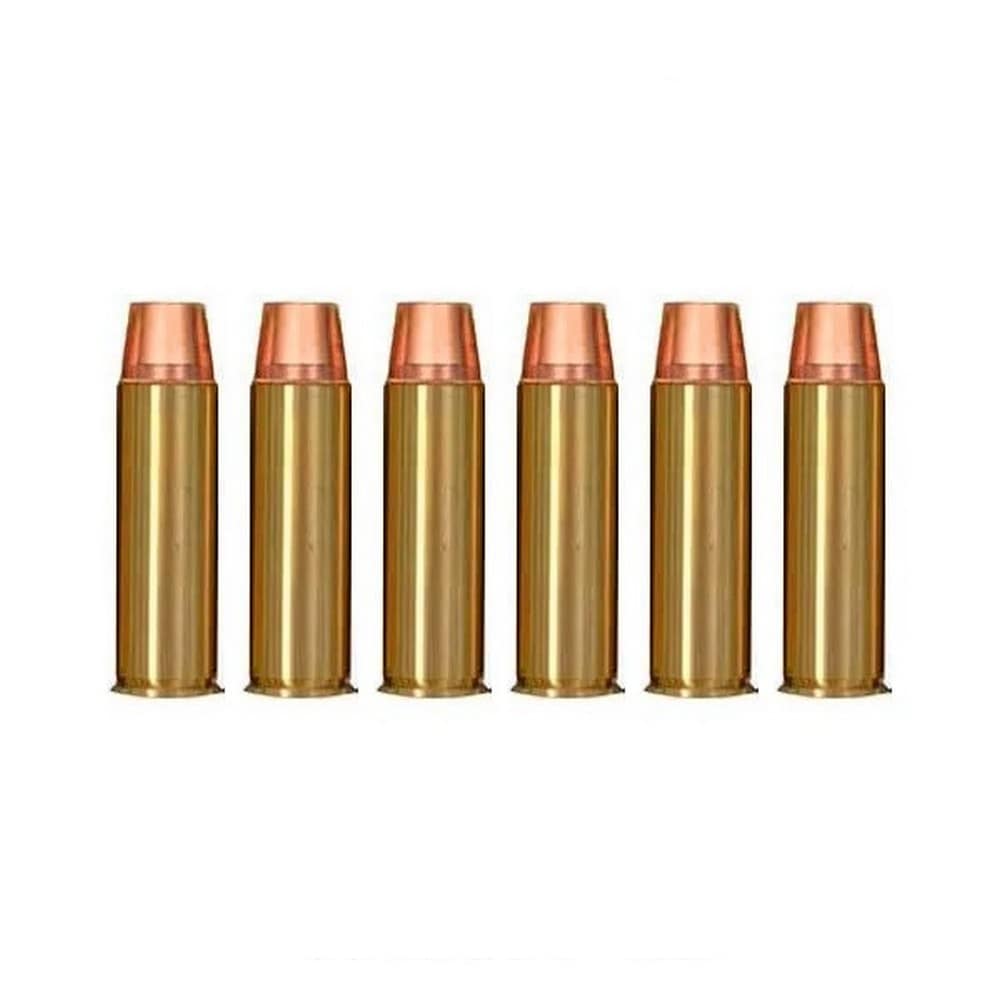 マルシン カート 6mm (ガス)：ガスリボルバー44マグナム用 新型パッキンXカートリッジ(銅弾頭) 6発入