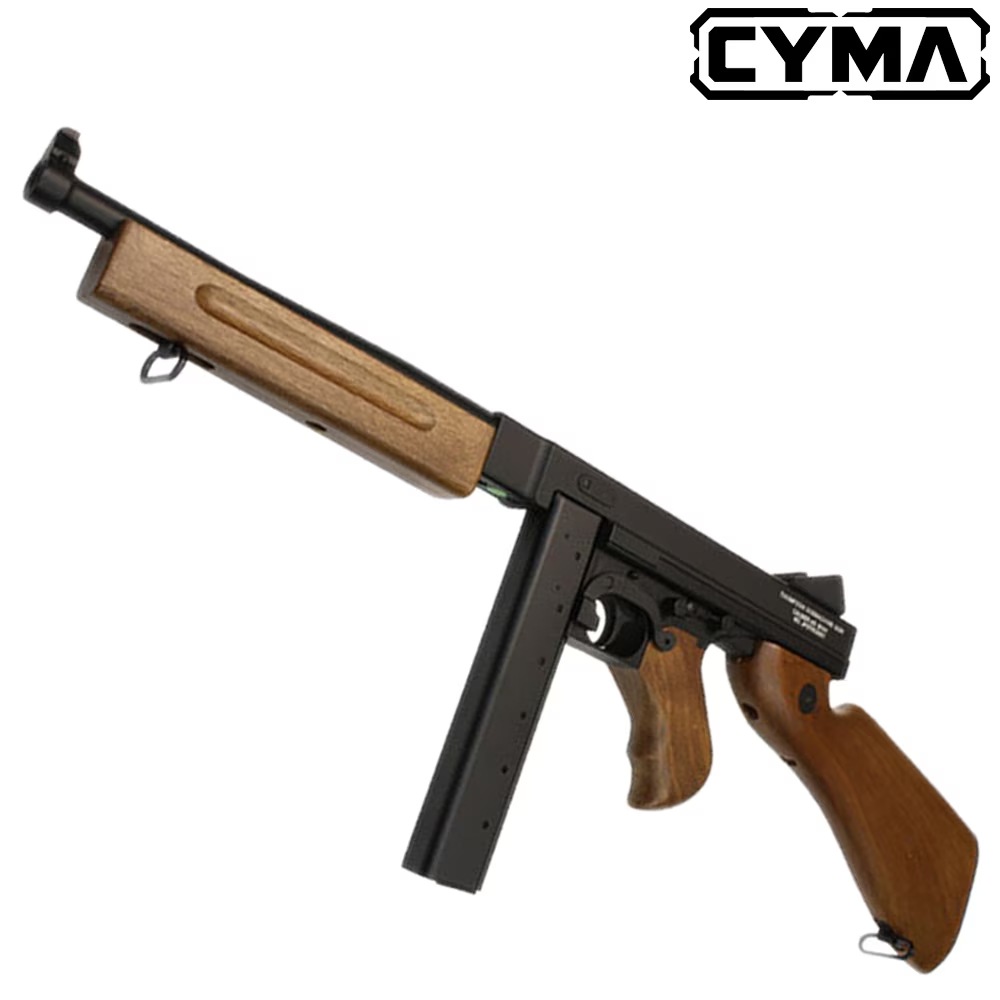 CYMA トンプソンM1A1 電動ガン フェイクウッド【180日間安心保証つき