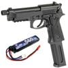 CYMA M9A1 MOSFET 電動ハンドガン BK  【80連マガジン＆対応Lipoバッテリーセット】