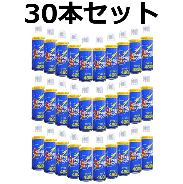 サンダーシュート 480g フロンガス ガスガン専用ガスボンベ HFC-134a 【30本セット】