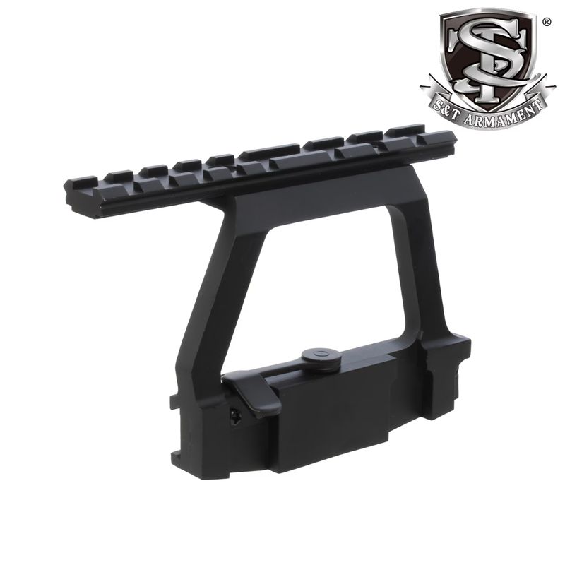 S&T VSS/AS-Valシリーズ用 サイドマウントレール BK