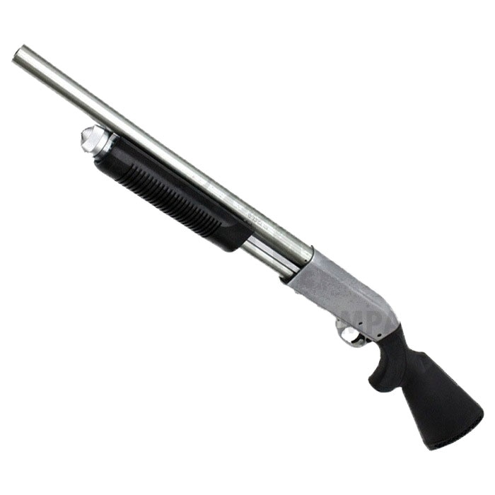 【決算セール!!8/14まで】S&T M870 ミディアム SV/BK エアーショットガン(SUPER MAGNUM刻印）