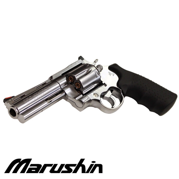 【2027年2月頃入荷予約】マルシン コルトアナコンダ 4インチ/ABS/HOGUEタイプ グリップ/SV