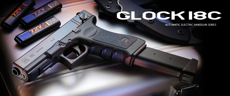 【東京マルイ】グロック18C｜電動ハンドガン｜装弾数30発｜7.2Vマイクロ500バッテリー対応｜GLOCK 18C｜No.11｜4952839175113