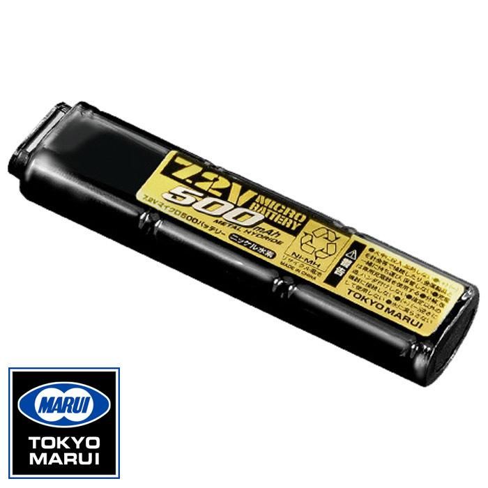 【東京マルイ】7.2V マイクロ500バッテリー｜500mAh｜電動ガン ハンドガン / 電動コンパクトマシンガン専用｜No.16｜4952839175663