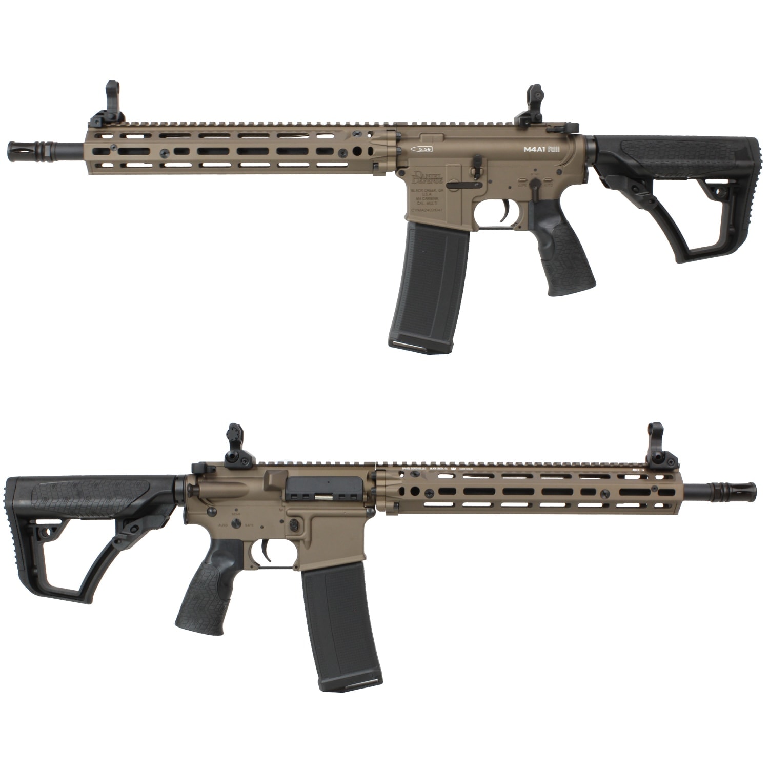 8月末入荷予約】CYMA/EMG DD M4A1 RISⅢフルメタル ETU電動ガン