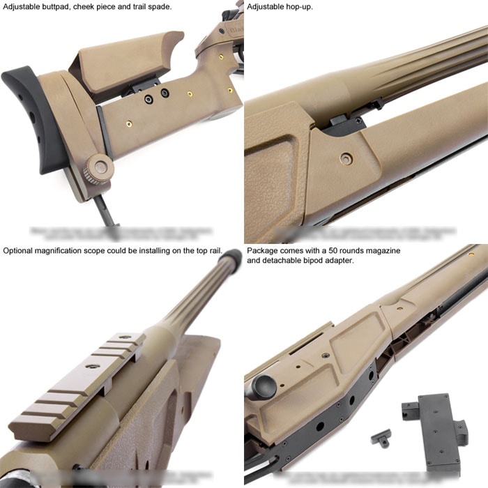 KingArms Blaser R93 LRS1 スナイパーライフル高級版 King Arms製 Blaser R93 LRS1 Ultra Grade 初速・チャンバー調整