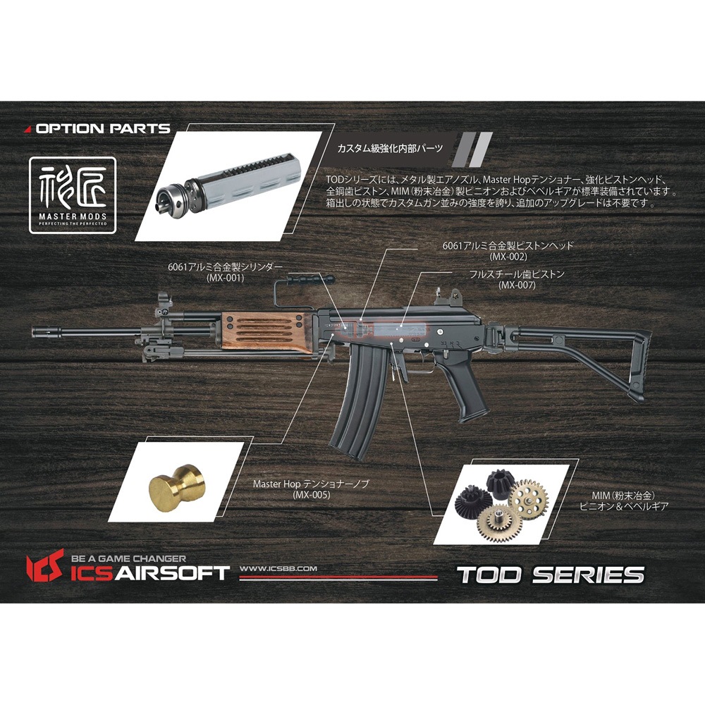 ICS TOD ARM(GALIL ARM) SⅢ電子トリガー 電動ガン