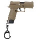 UFC 1/4スケール P320-M18 キーチェーン TAN