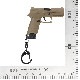UFC 1/4スケール P320-M18 キーチェーン TAN