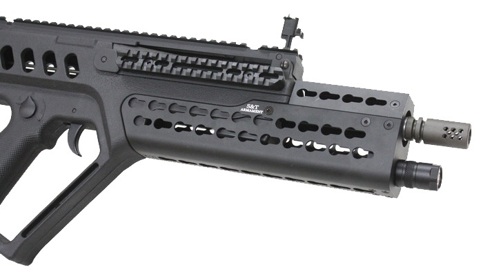 S&T タボール PRO フラットトップ KEYMOD ロング BK【180日間安心保証