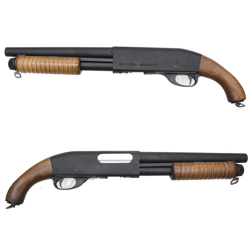 S&T M870 ソードオフ リアルウッド エアーショットガン | メーカー別