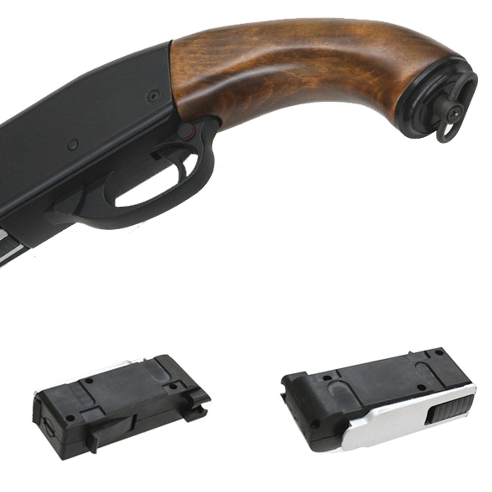 S&T M870 ソードオフ リアルウッド エアーショットガン | メーカー別