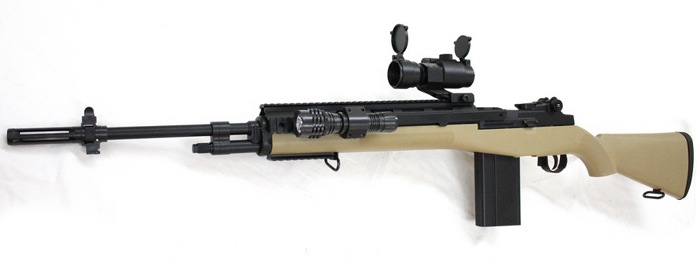AGM　M14 エアコッキング ロング FDE