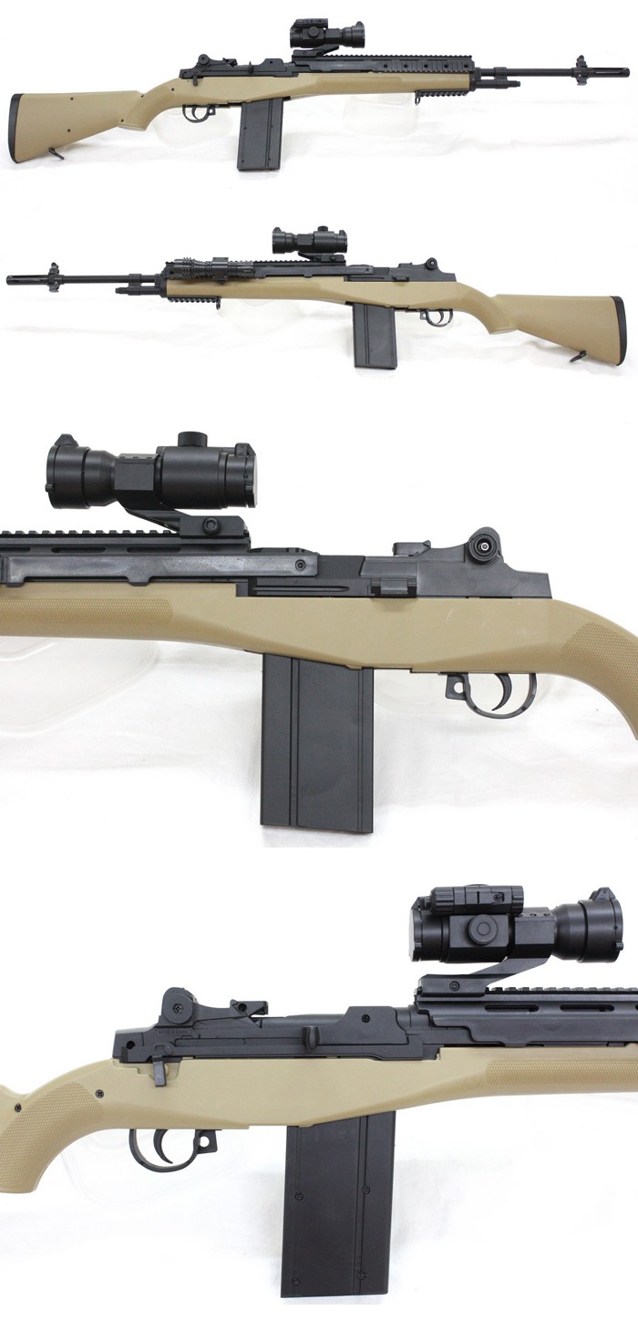 AGM　M14 エアコッキング ロング FDE