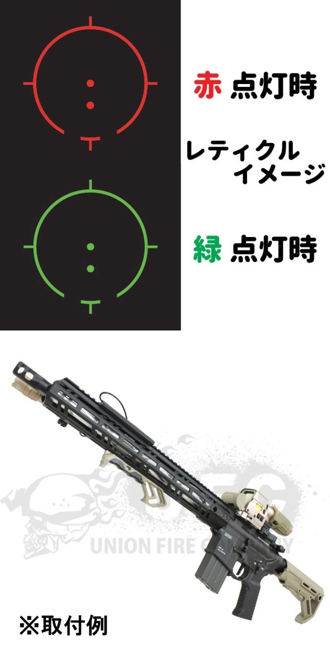SOTAC EXPS3タイプ R/Gドットサイト+G43マグニファイヤ Set BK