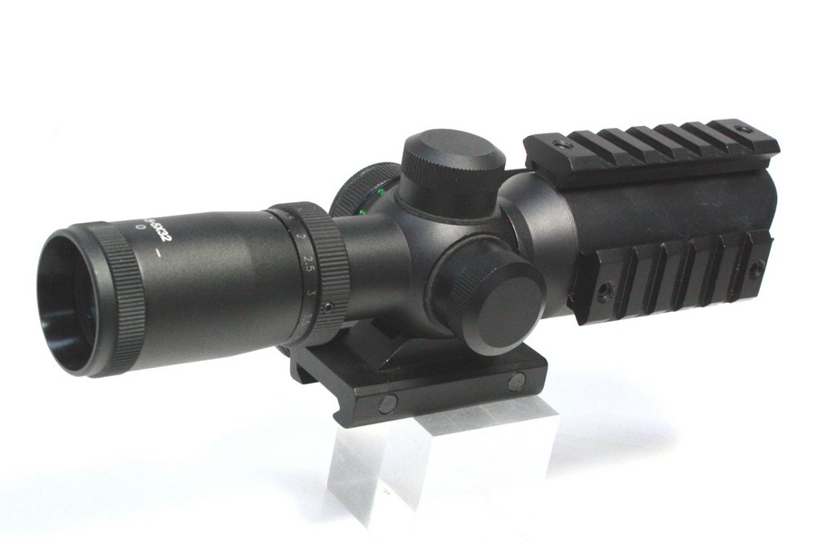 UFC-SC-55BK 1.5-5×32 R/G トリプルレール ショートスコープ BK | 光学