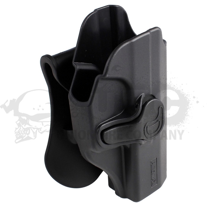 限定特価】AMOMAX ワルサーP99用 パドルホルスター右 BK | メーカー別