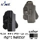 AMOMAX ワルサーP99用 パドルホルスター右 BK