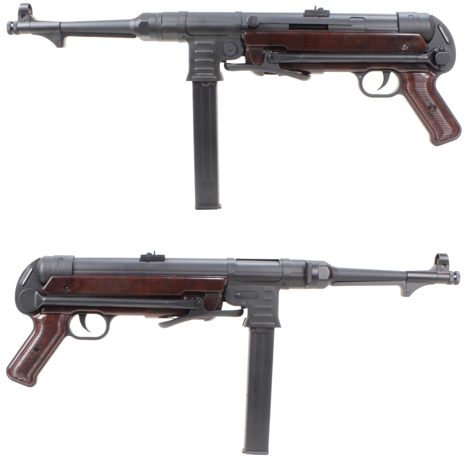 AGM MP40 電動ガン BK【お得5点セット】【180日間安心保証つき】