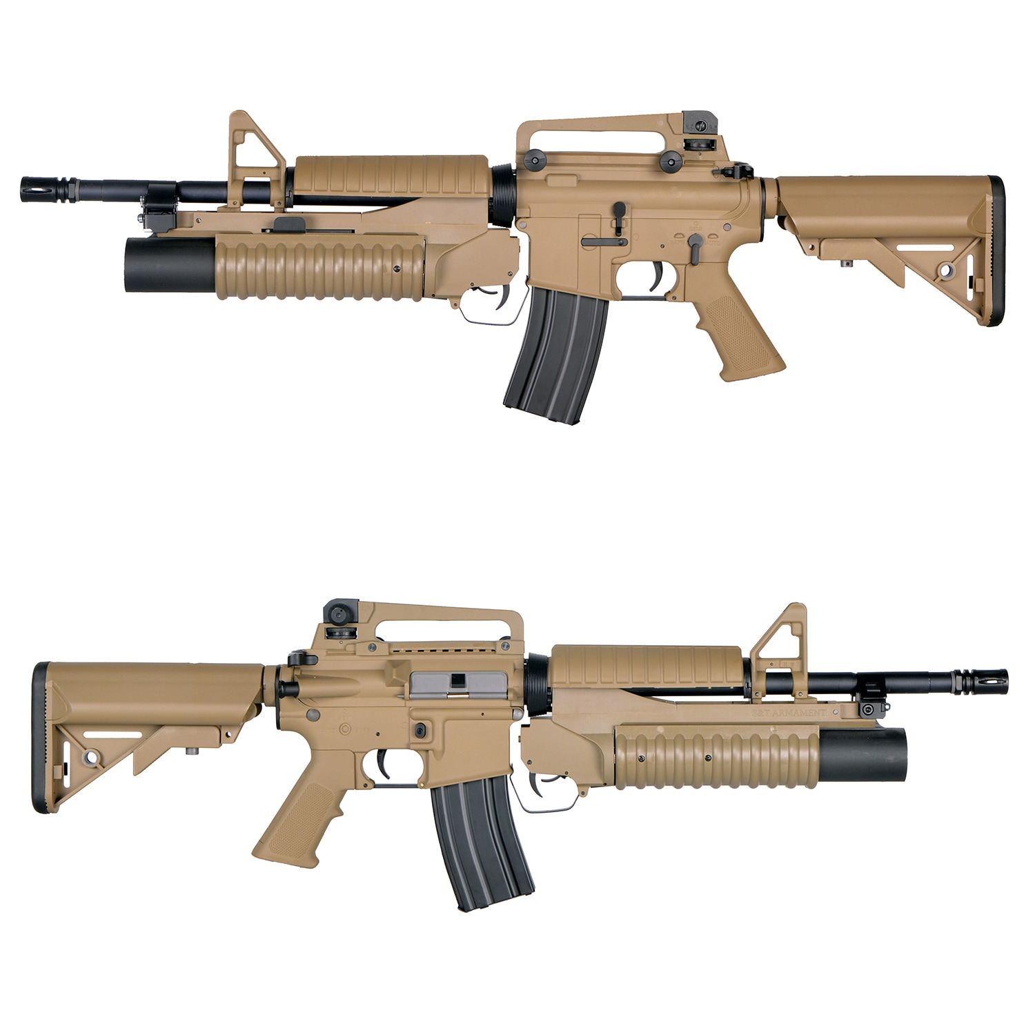 S&T M203 メタル グレネードランチャー Short BK