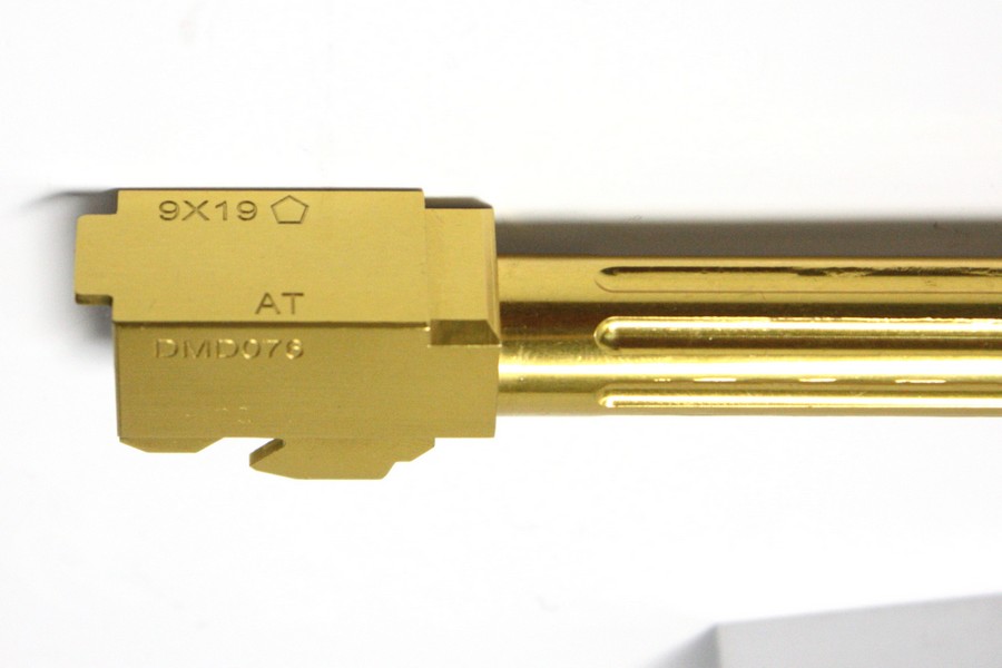 UFC 東京マルイ製G17/G18C用 アウターバレル（フルート） GD(14mm