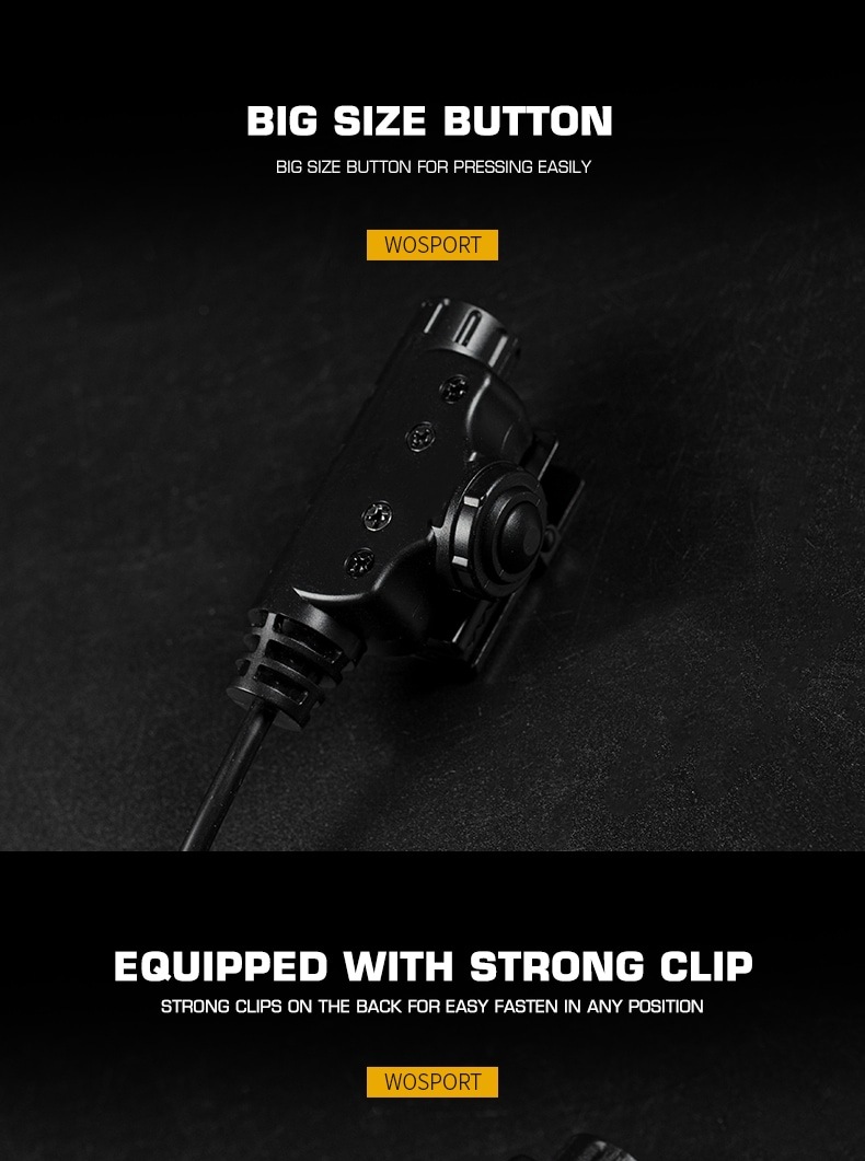 WOSPORT TEA U94 V2タイプ PTTスイッチ ICOM用 | すべての商品