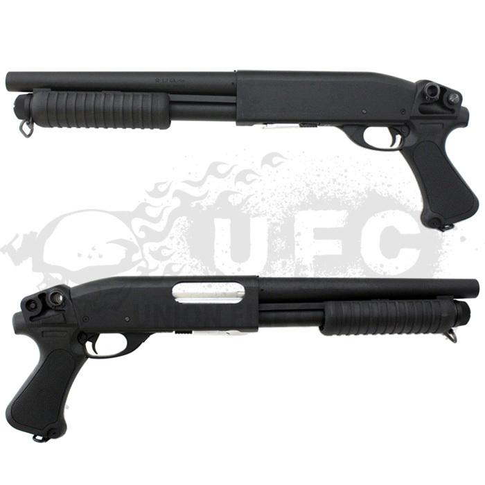 S&T M870 ショート BK ピストルグリップ エアーショットガン