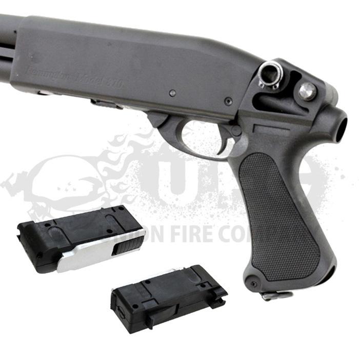S&T M870 ショート BK ピストルグリップ エアーショットガン