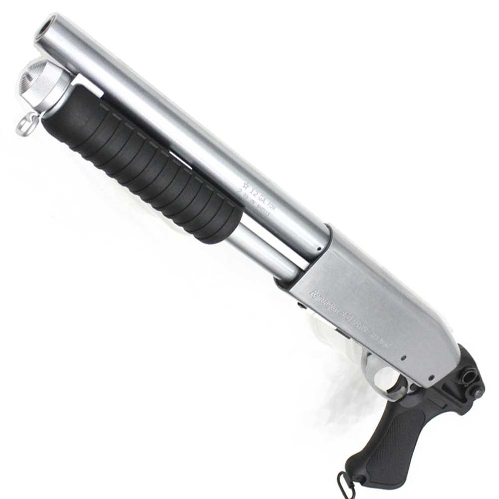 S&T M870 ショート エアーショットガン（Marine Magnum刻印）SV/BK