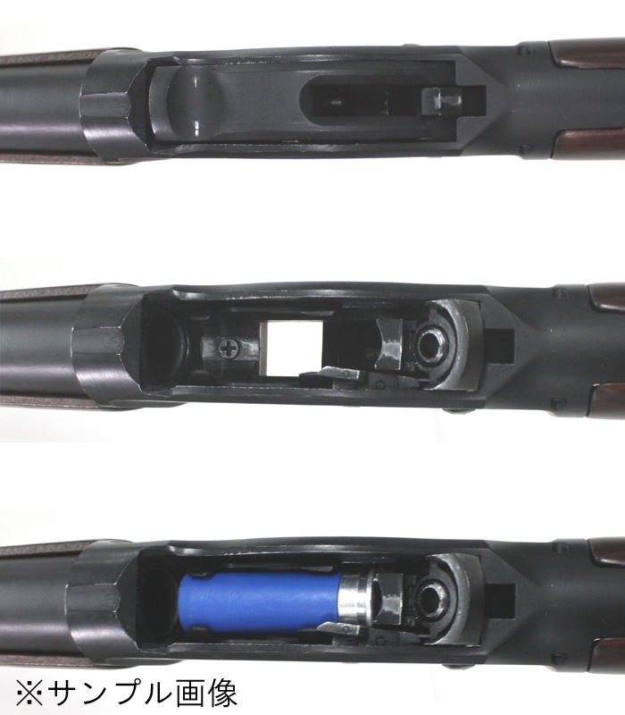 【5月入荷予約】S&T ウィンチェスター Ｍ1887 ソードオフ ガスショットガン リアルウッド BK ワイドレバー レールカスタムセット（排莢式）