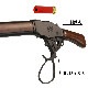 【5月入荷予約】S&T ウィンチェスター Ｍ1887 ソードオフ ガスショットガン リアルウッド BK ワイドレバー レールカスタムセット（排莢式）
