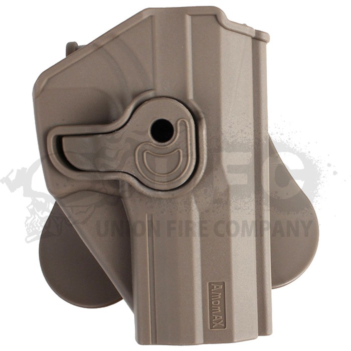 AMOMAX H&K USP用 パドルホルスター右 BKorFDE