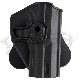 AMOMAX H&K USP用 パドルホルスター右 BKorFDE