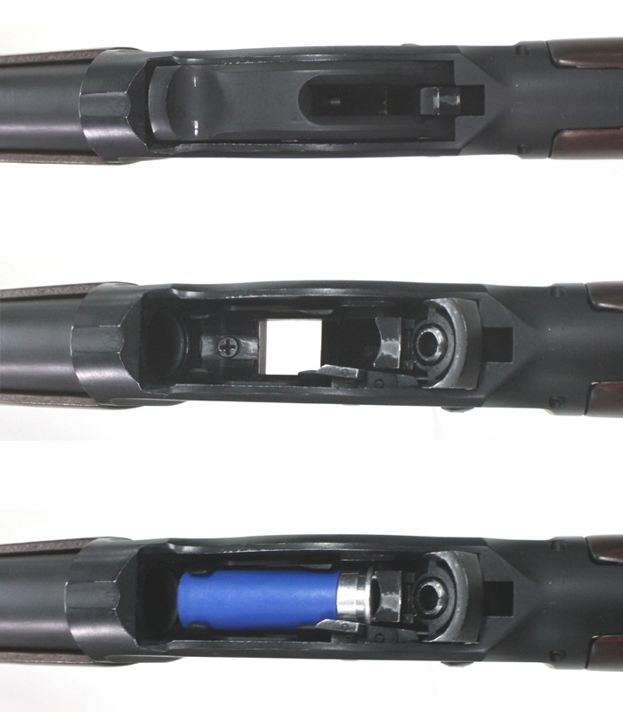 【5月入荷予約】S&T ウィンチェスター Ｍ1887 ソードオフ ガスショットガン リアルウッドSV ワイドレバー レールカスタムセット（排莢式）