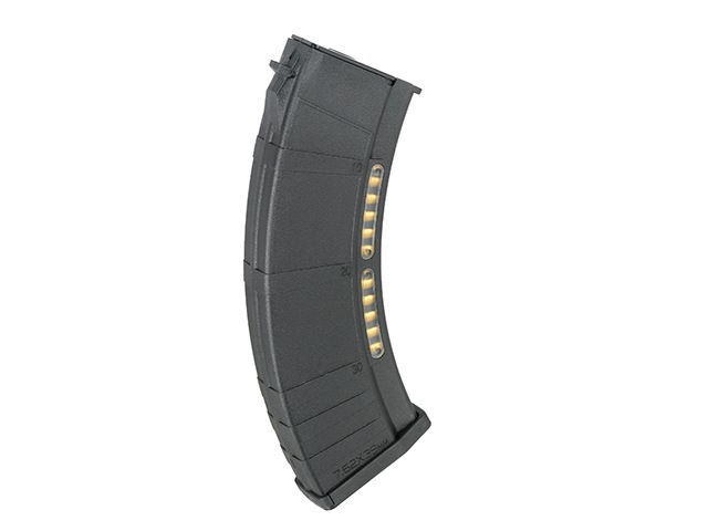 【メーカー別セール・CYMA】CAA 7.62タイプ AK用 ナイロン製 200連マガジン(C310)