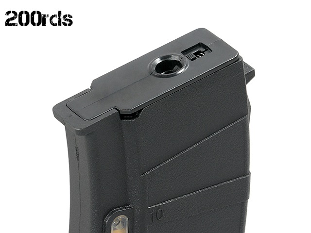 【メーカー別セール・CYMA】CAA 7.62タイプ AK用 ナイロン製 200連マガジン(C310)