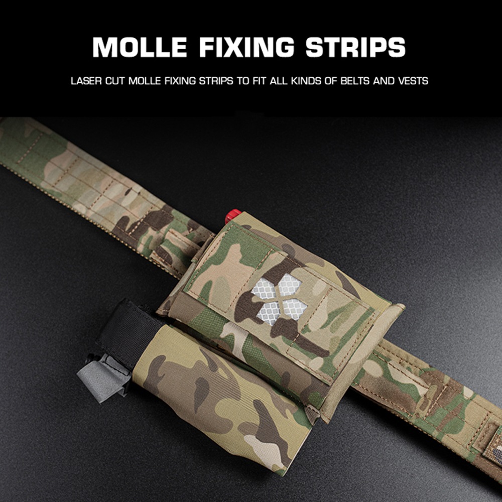 Trousse De Secours Tactique Wosport Micro Med Kit - Molle - 14x10cm - Neuf